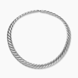 Sculpted Cable Flex® Necklace 11mm